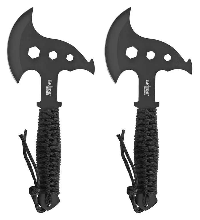 10″ Dual Full Tang Throwing Axe Set