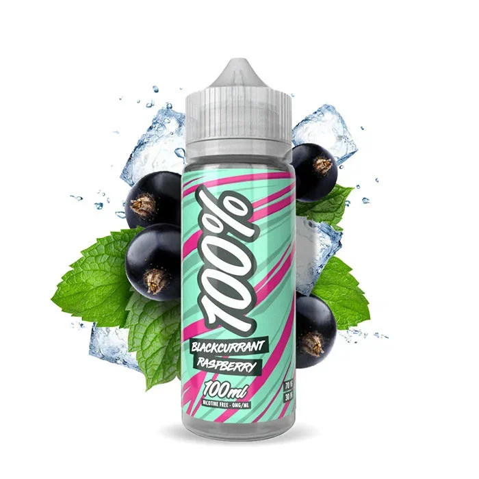 100% Blackcurrant Raspberry – 100ml Short Fill E-Liquid