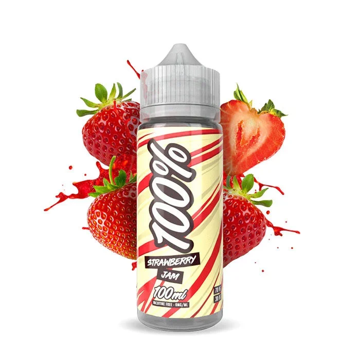 100% Strawberry Jam – 100ml Short Fill E-Liquid