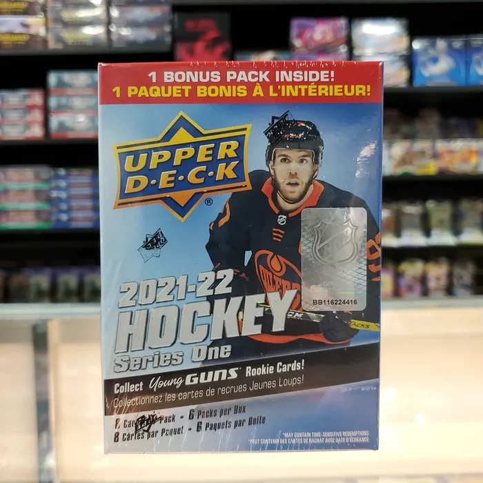 2021-22 Upper Deck Hockey Series One Young Guns Blaster Box