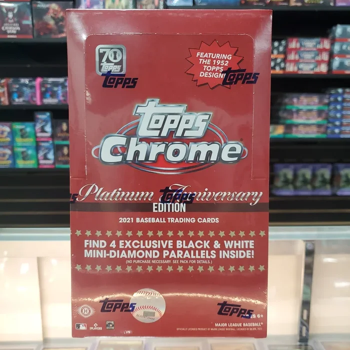2021 Topps Chrome Platinum Anniversary Baseball Hobby Lite Box