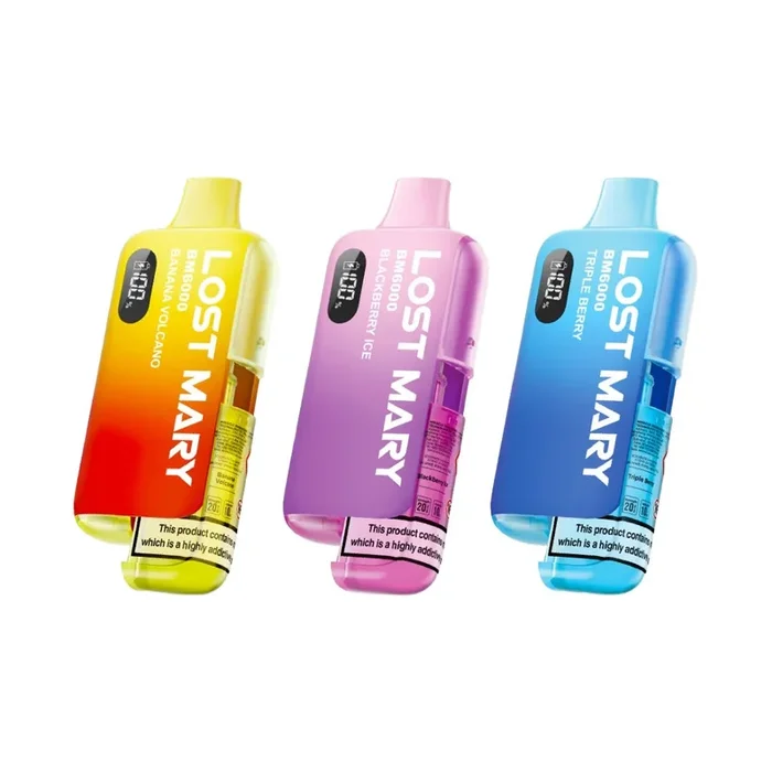 20mg LOST MARY BM6000 Refillable Pod Kit – 6000 Puffs