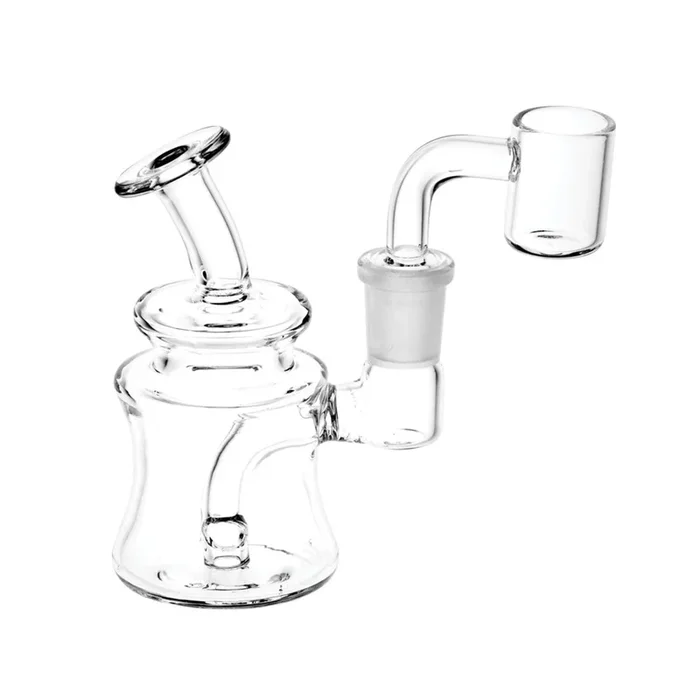4″ Clear Glass Mini Rig