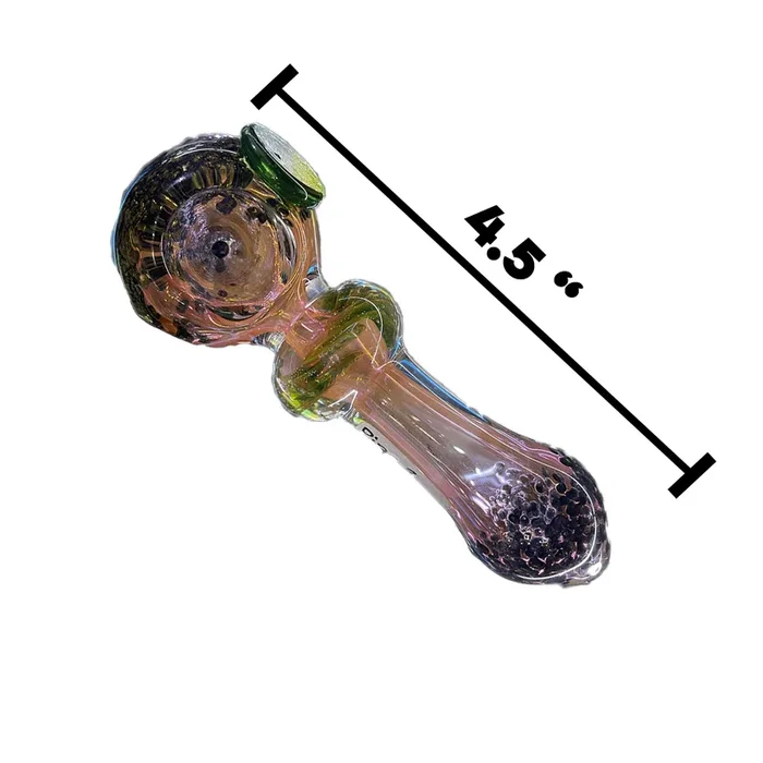 5″ Waterpipe w/ bent neck and colored mouth (Pipe 3)