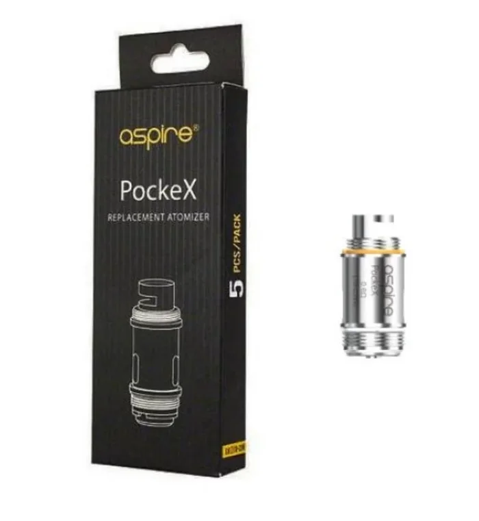 5 x Aspire PockeX Coils 0.6ohm