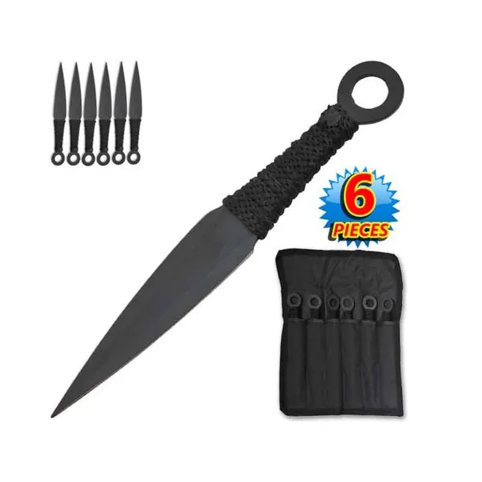 6.5″ Naruto Kunai Throwing Knife Set