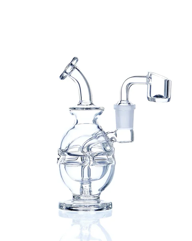 6” Egg Mini Rig Bong w/ Banger