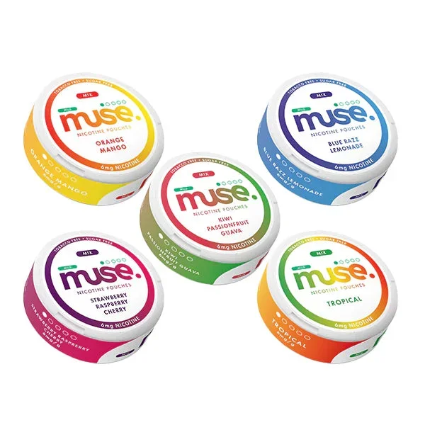 6mg Muse Nicotine Pouches (UK Made) – 20 Pouches