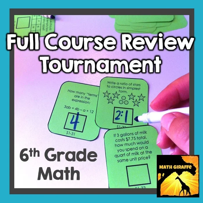 6th Grade End of Course Review Tournament