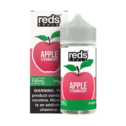 7 Daze Reds Apple Strawberry Vape Juice 100ml