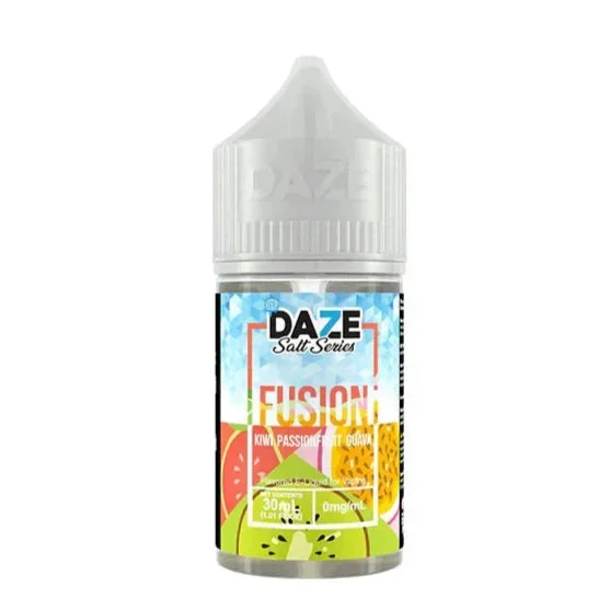 7 Daze Salt Fusion Series Kiwi Passionfruit Guava Iced