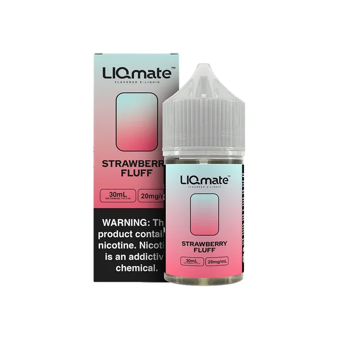 7Daze Strawberry Fluff Liqmate Series 30mL Salt Nicotine Vape Juice