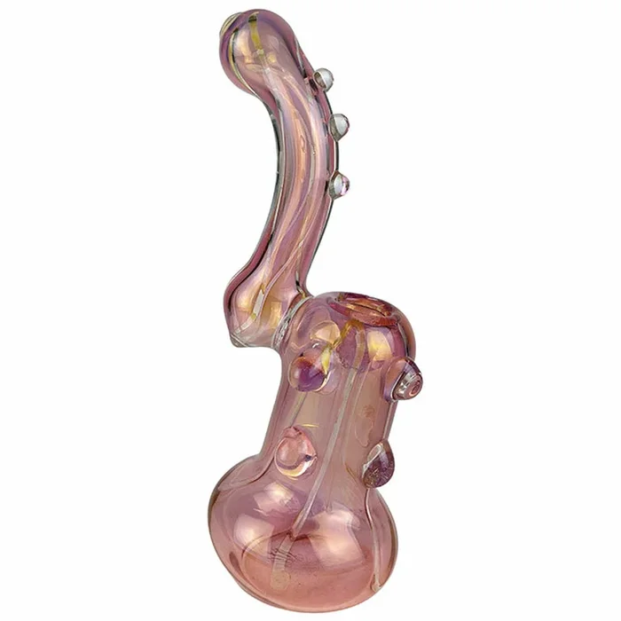 8” Gold Fumed Bubbler