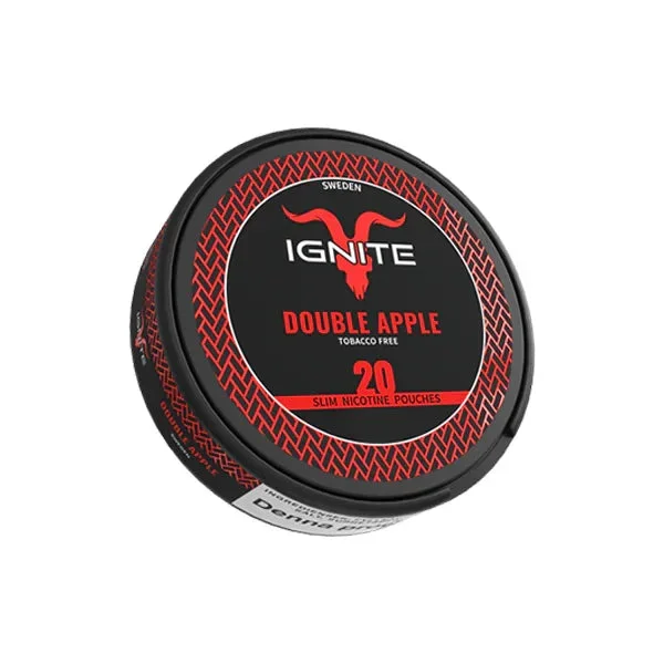 8mg Ignite Double Apple Slim Nicotine Pouch – 20 Pouches