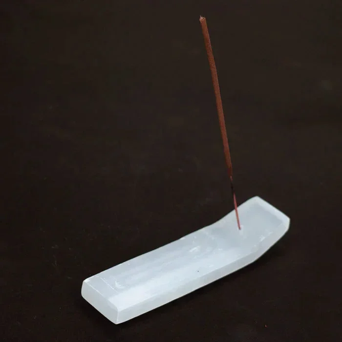 Acid Secs – Selenite Crystal Incense Holder