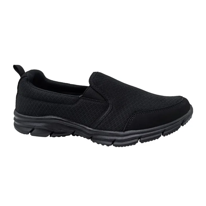 ACX Active Men’s All Black Memory Foam Slip Ons