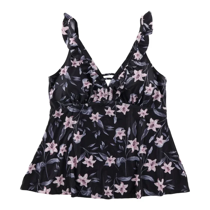 ACX Active Women’s Plus Ruffle Tankini