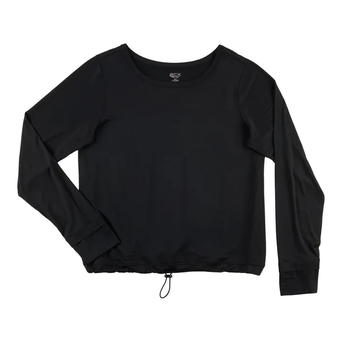 ACX Active Women’s Plus Spring Into Action Top With Drawstring