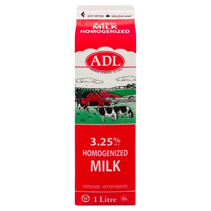ADL Homogenized Milk 3.25% M.F. – 1L