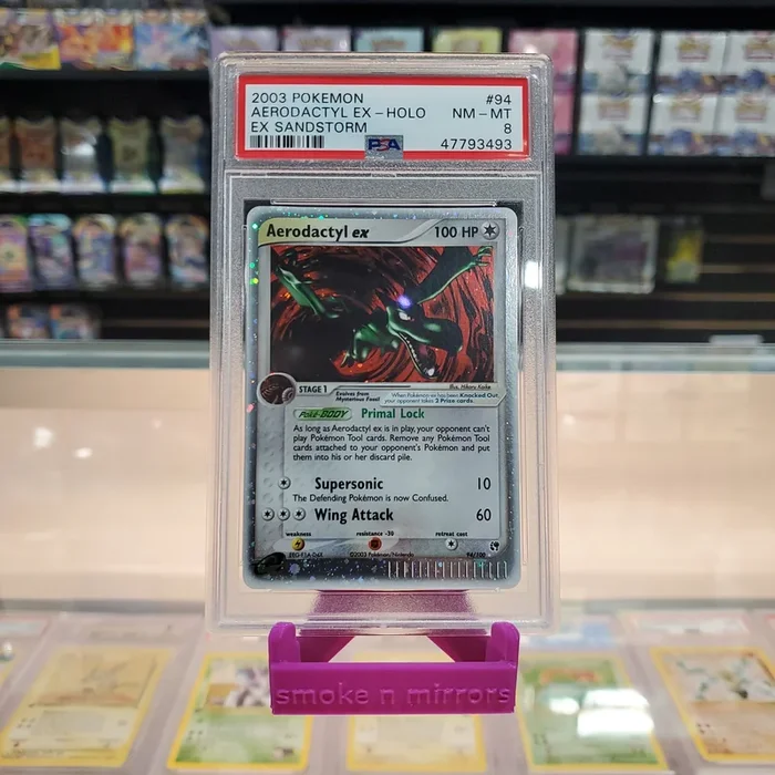 Aerodactyl ex – EX Sandstorm: PSA 8