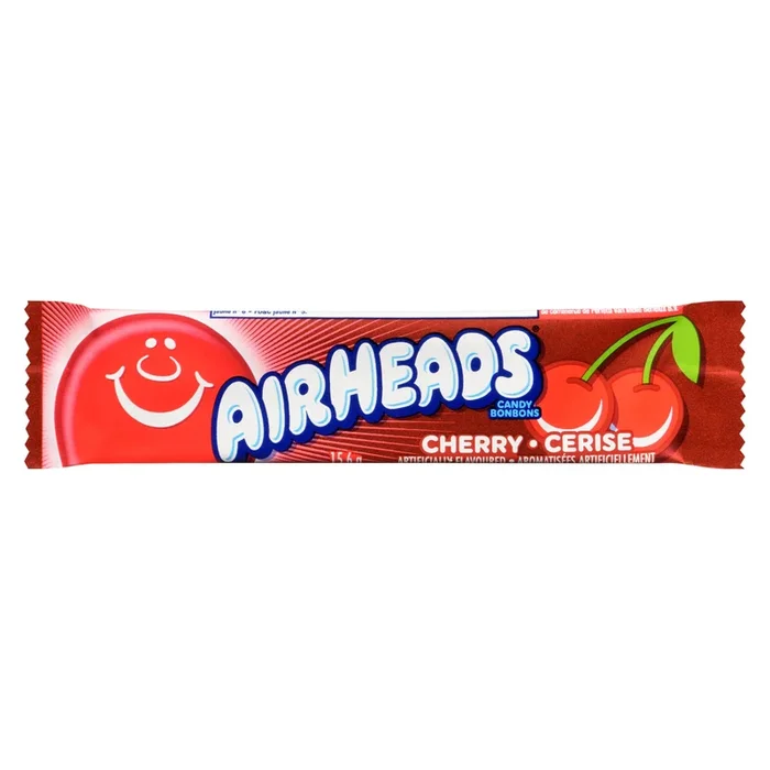 Airheads Candy Cherry, 15.6 g