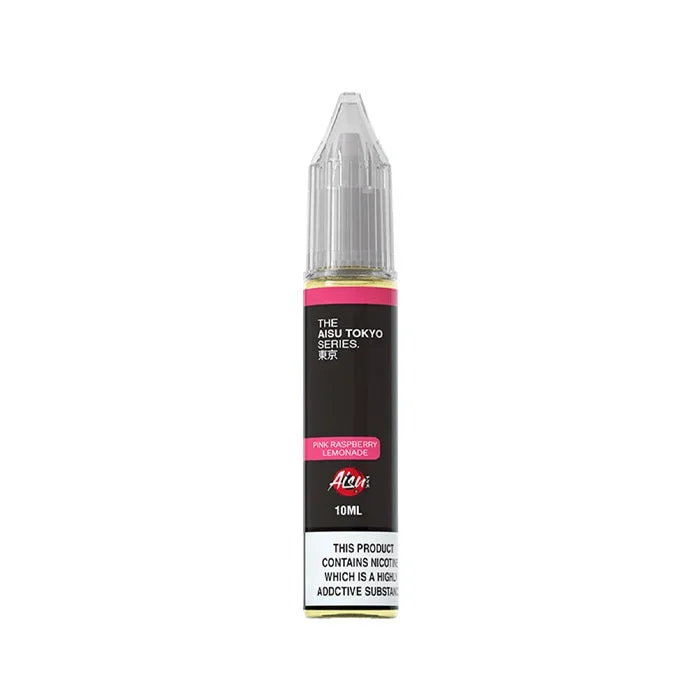 Aisu Tokyo Pink Raspberry Lemonade 10ml Nic Salt E-Liquid