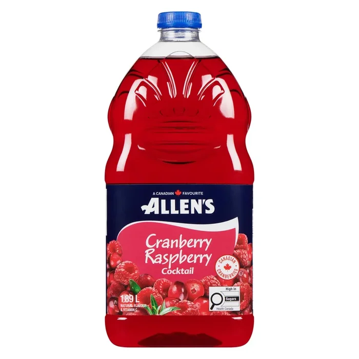 Allen’s Cocktail Canneberge Framboise, 1.89 L