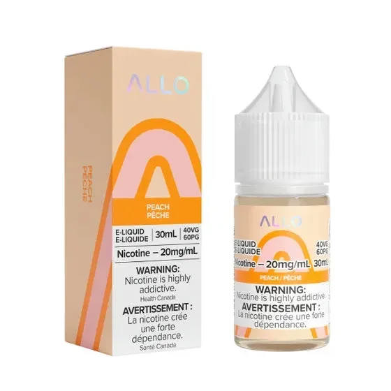Allo E-Liquid Salt – Peach