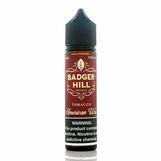 American Way – Badger Hill Reserve E-Juice (60 ml)