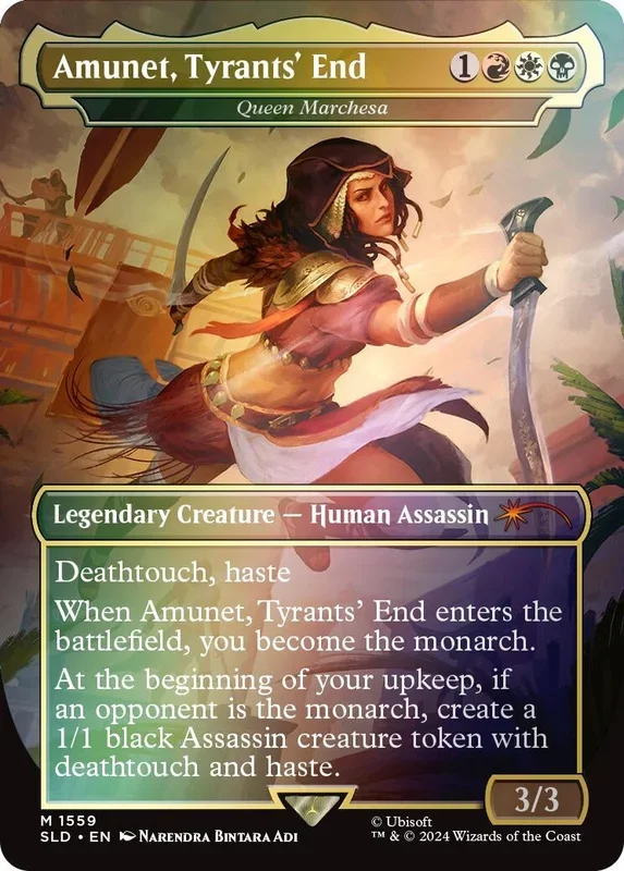 Amunet, Tyrants’ End – Queen Marchesa (Rainbow Foil) (1559) (SLD)