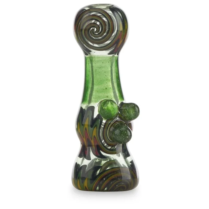 Andy G Fully Worked Chillum – Rasta Linework