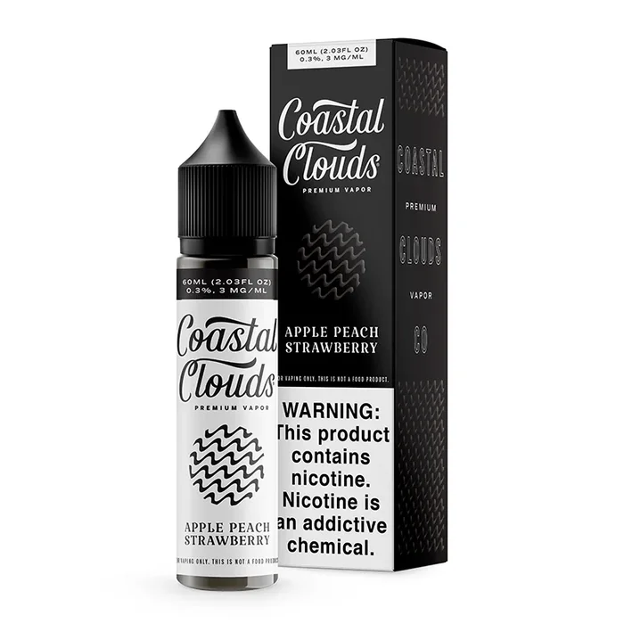 Apple Peach Strawberry – Coastal Clouds – 60mL