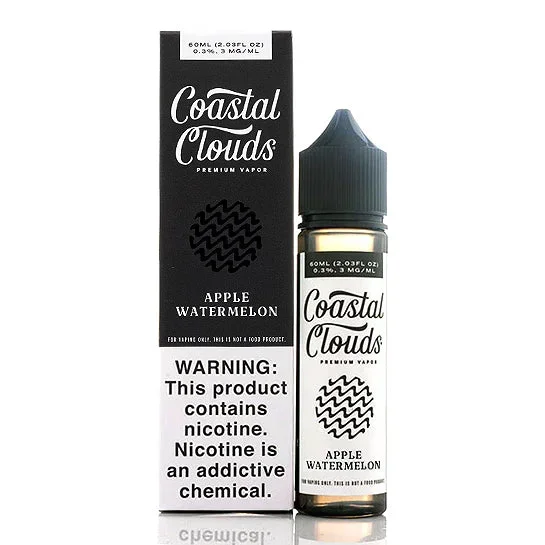 Apple Watermelon – Coastal Clouds E-Juice (60 ml)