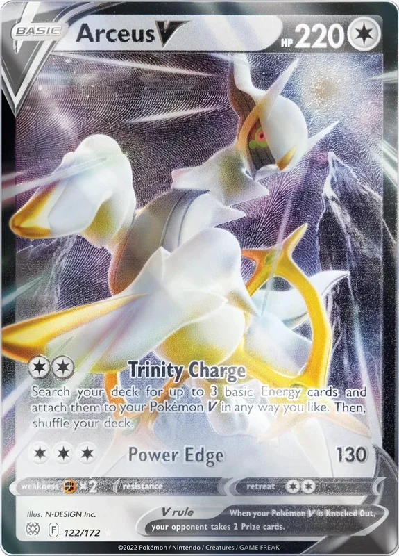 Arceus V – 122/172 (Metal Card) (122/172) (MCAP)