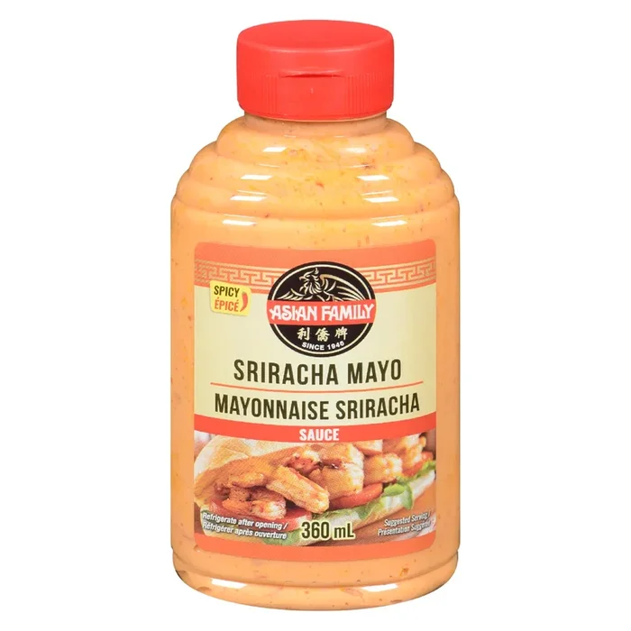 Asian Family Spicy Sriracha Mayo Sauce, 360-ml
