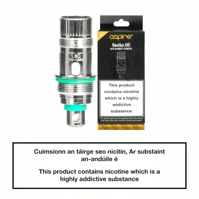 ASPIRE NAUTILUS AIO COIL 1.8 OHM NS
