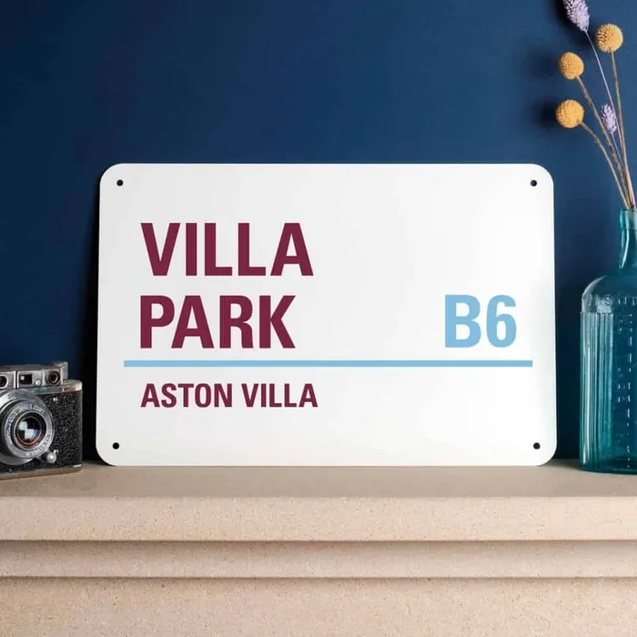Aston Villa Football Stadium Street Sign