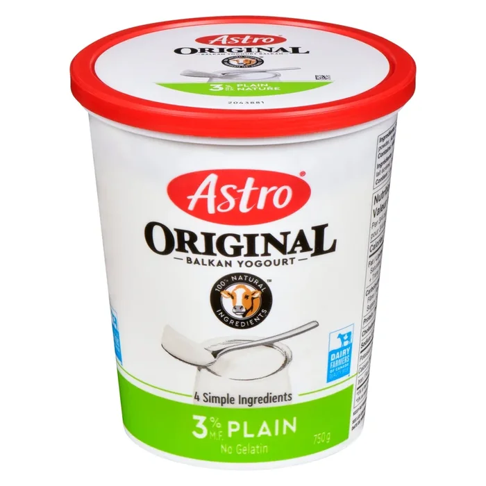 Astro Original Balkan Yogourt Plain 3% M.F. – 750 g