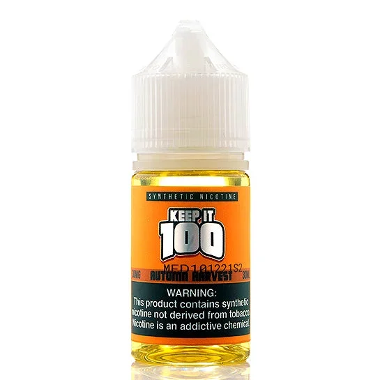 Autumn Harvest Salt – Keep It 100 E-Juice