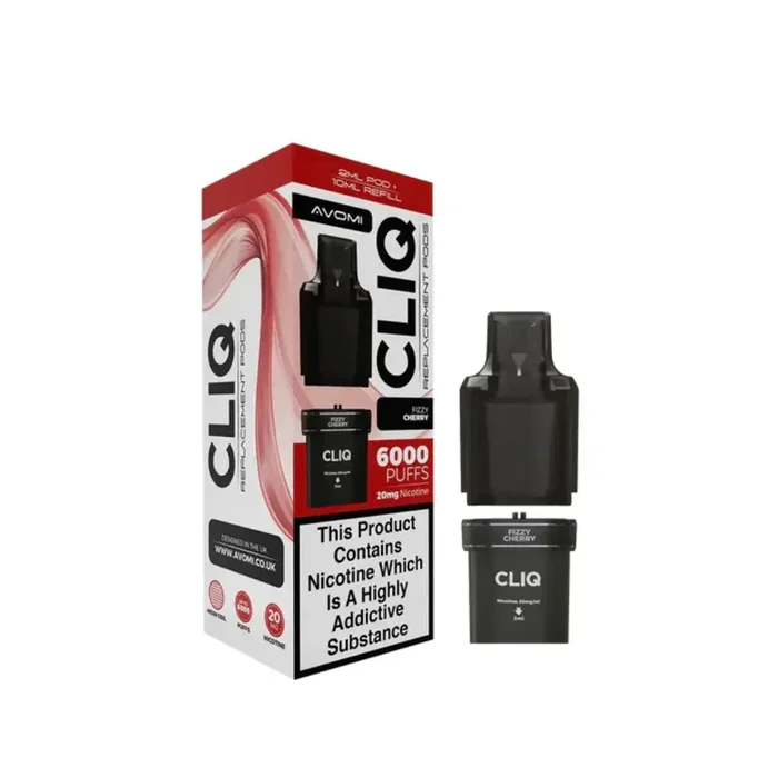Avomi Cliq 6K Fizzy Cherry Refill Pods