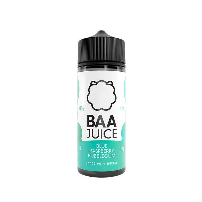 Baa Juice Blue Raspberry Bubblegum Shortfill 100ml E-Liquid