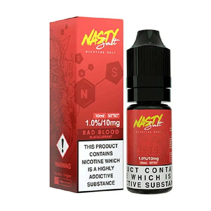 Bad Blood Nic Salt E-Liquid by Nasty Juice 10ml