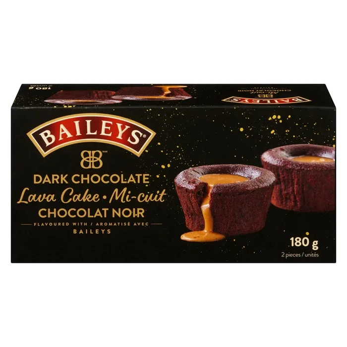 Baileys Mi-Cuit Chocolat Noir, emb. de 2, 180 g