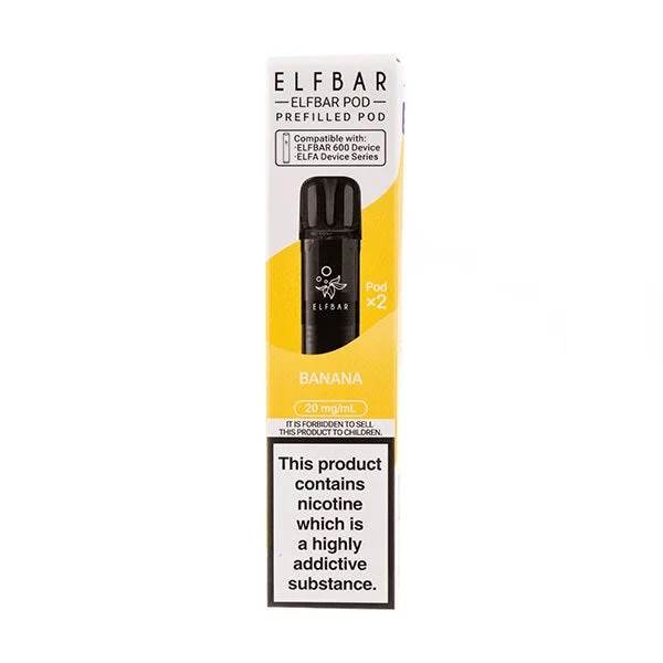 Banana Elf Bar 600 Prefilled Pods