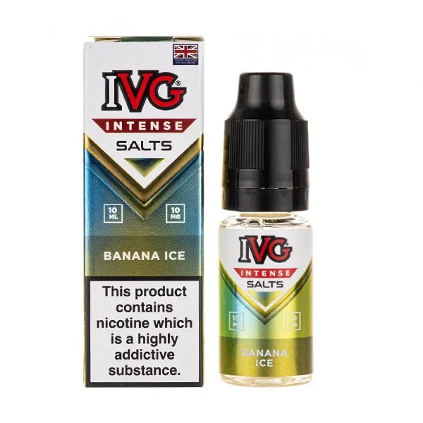 Banana Ice Nic Salt E-Liquid by IVG Intense Salts
