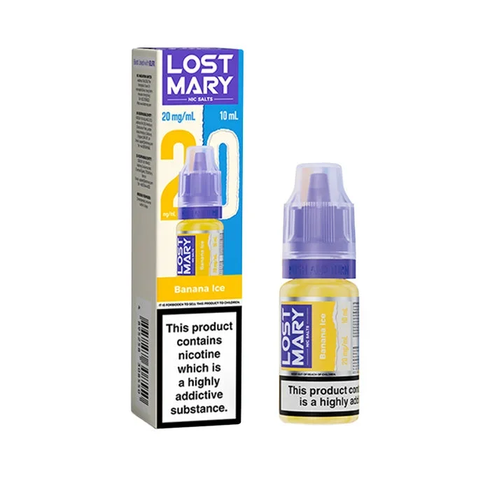 Banana Ice Nic Salt E-Liquid by Lost Mary