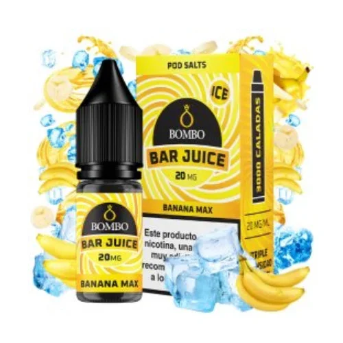 Banana Max Ice 10ml (Sales de nicotina) (Bar Juice by Bombo)