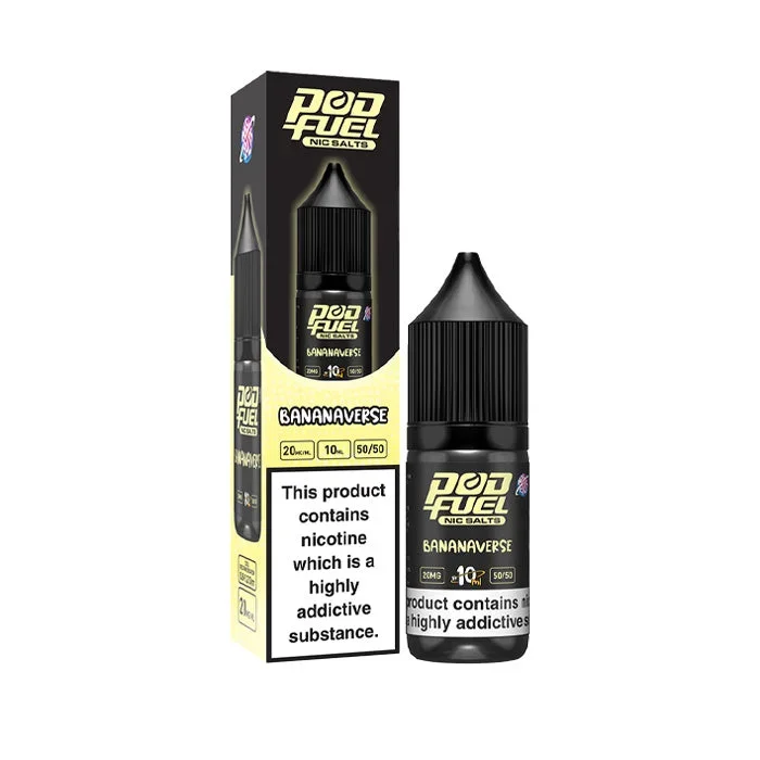 Bananaverse 10ml Nic Salt E-Liquid by Pod Fuel