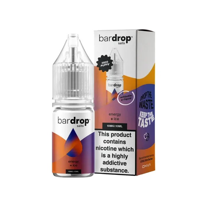 Bar Drop Energy Ice 10ml Nic Salt E-liquid