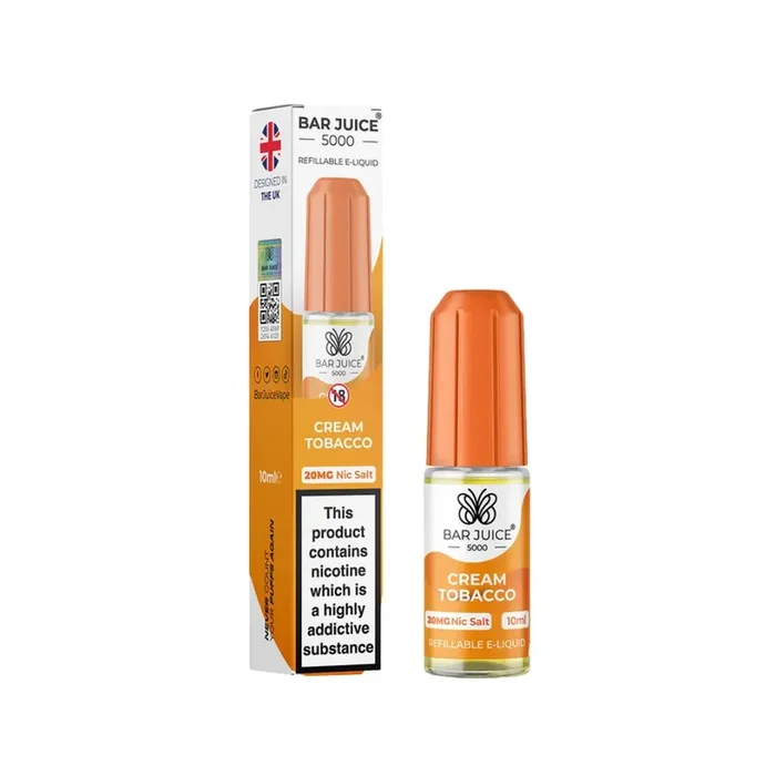 Bar Juice 5000 Cream Tobacco Nic Salt